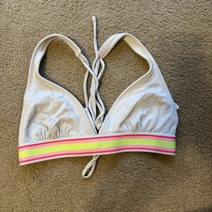 Xhilaration Colorful Striped Bikini Top